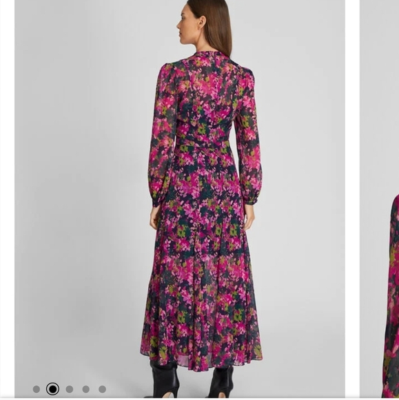 Club Monaco NWTs Floral Printed Maxi Dress - Picture 4 of 13